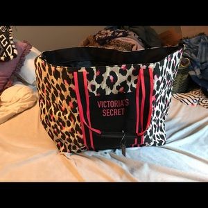 Victoria Secret Leopard duffle bag